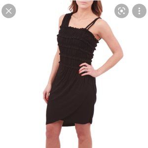 Anthropologie Leifnotes Divergent Mini Little Black Dress S